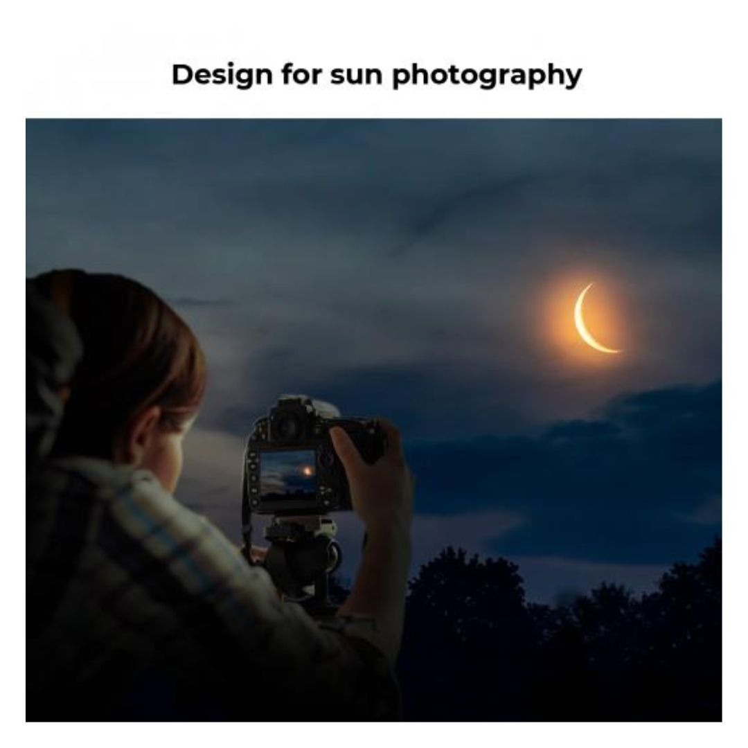 K&F Concept 67mm Solar Filter ND100000, 16.6-Stop Solid Neutral Density Filter for Nano-X Series