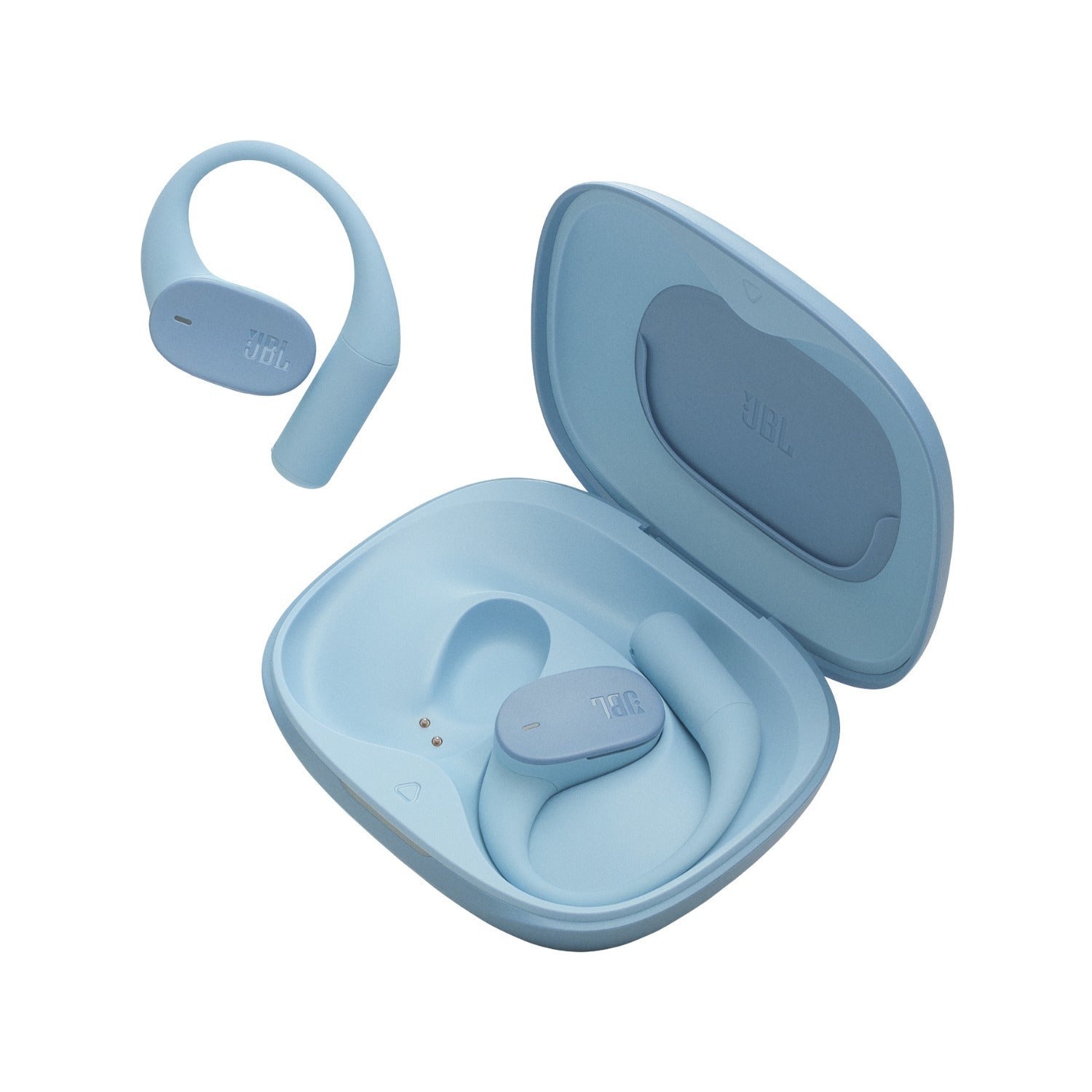 JBL Sense Lite True Wireless Open-Ear Earbuds with 32 hours of Playtime (Blue)