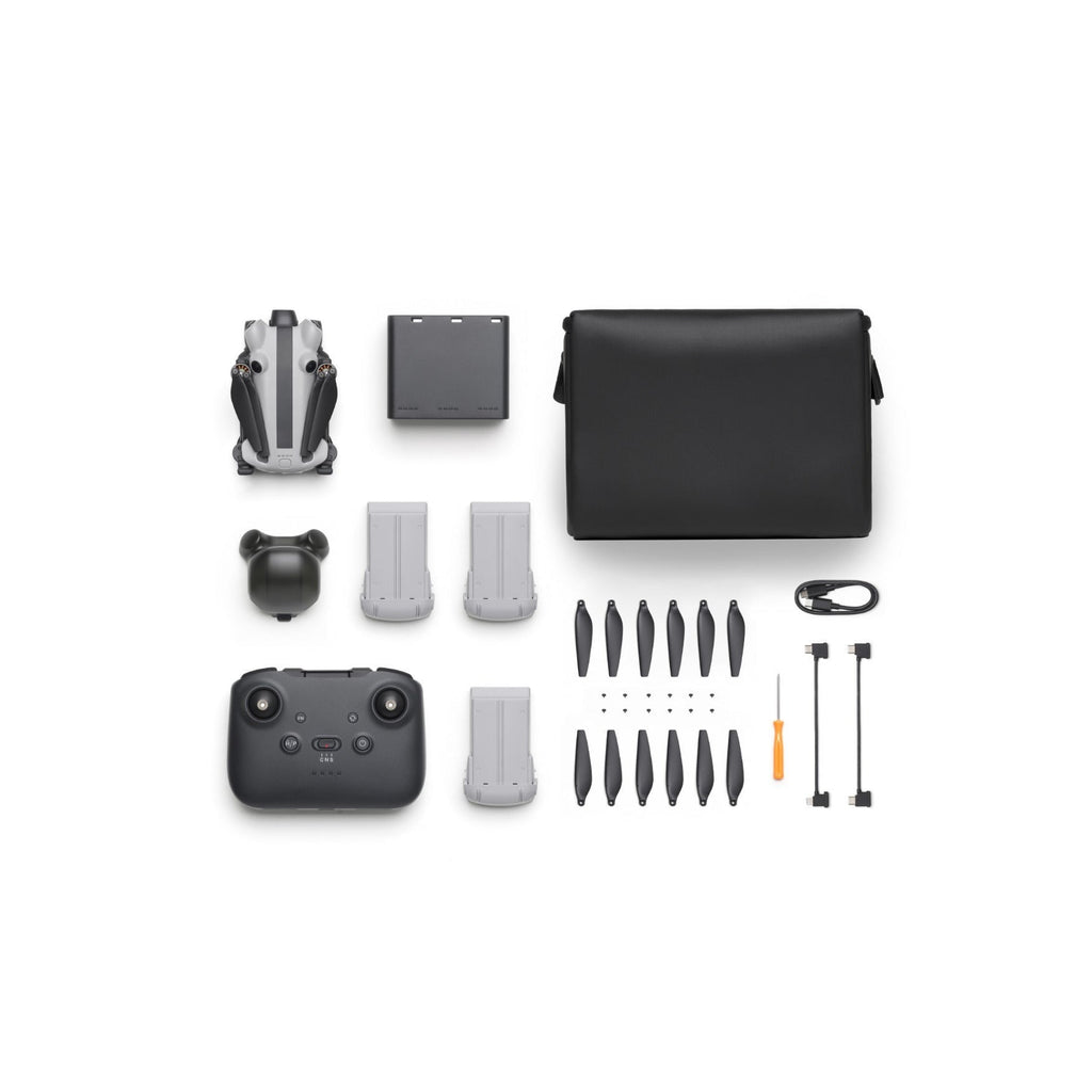 SKYROVER X1 48MP 4K Fly More Combo Drone (Gray) Bundle with Hard Case and Accessories