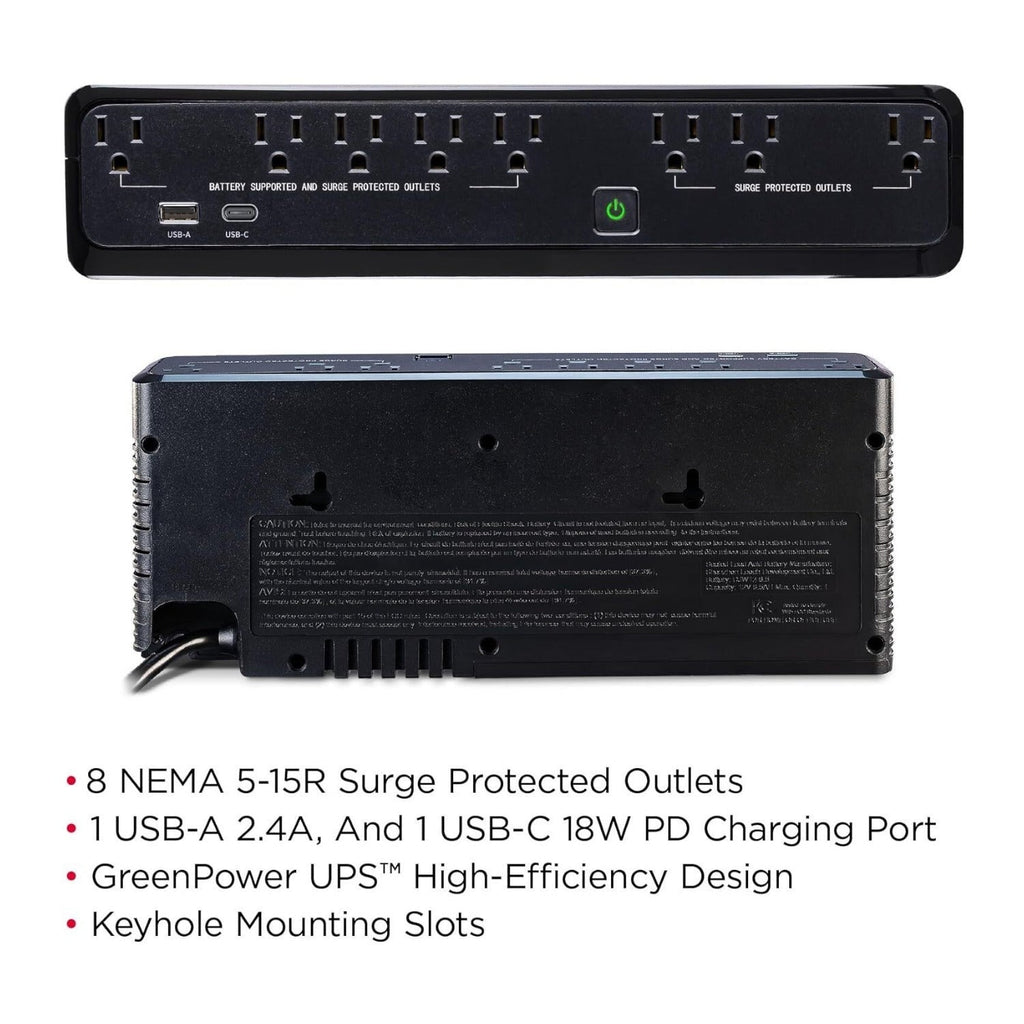 CyberPower SL950U Standby UPS Systems with 950VA 510W Capacity (Black)