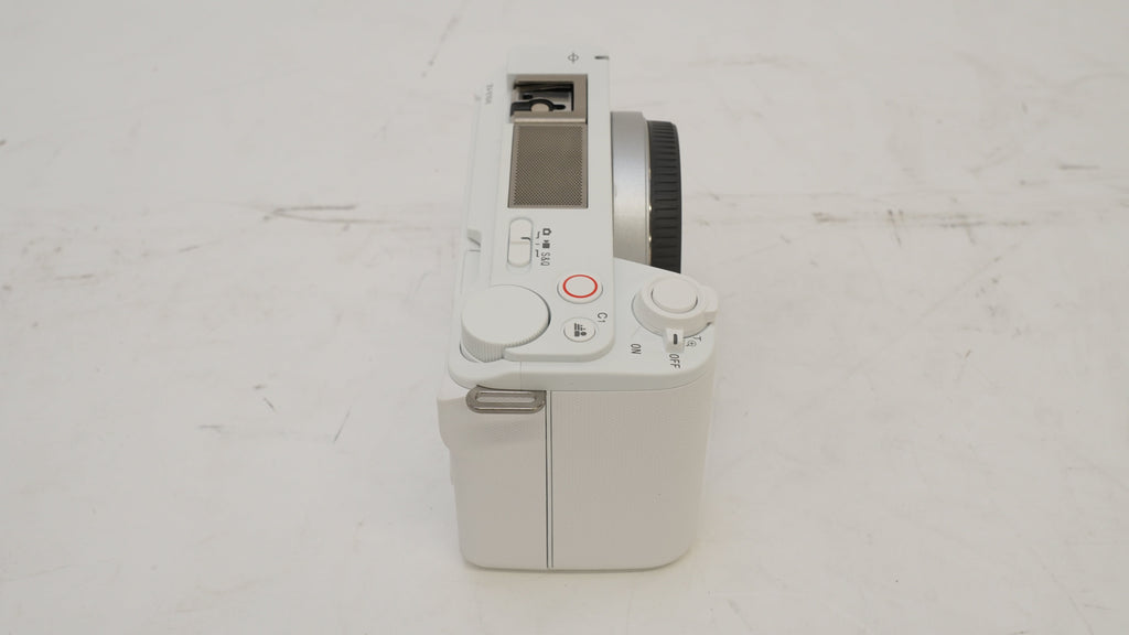 Sony Alpha ZV-E10 II APS-C Mirrorless Content Creators Camera Body (White) (Open Box)