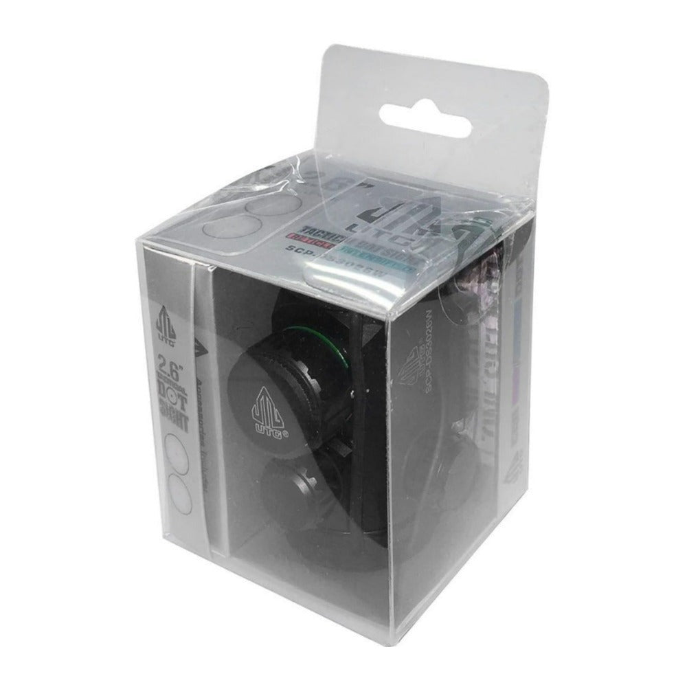UTG ITA 2.6 Inch Red or Green CQB Micro Dot Black Sight with 30mm Diameter