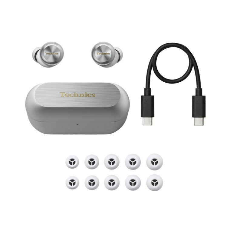 Technics Reference Class Hi-Fi True Wireless Earbuds with Dolby Atmos (Silver)