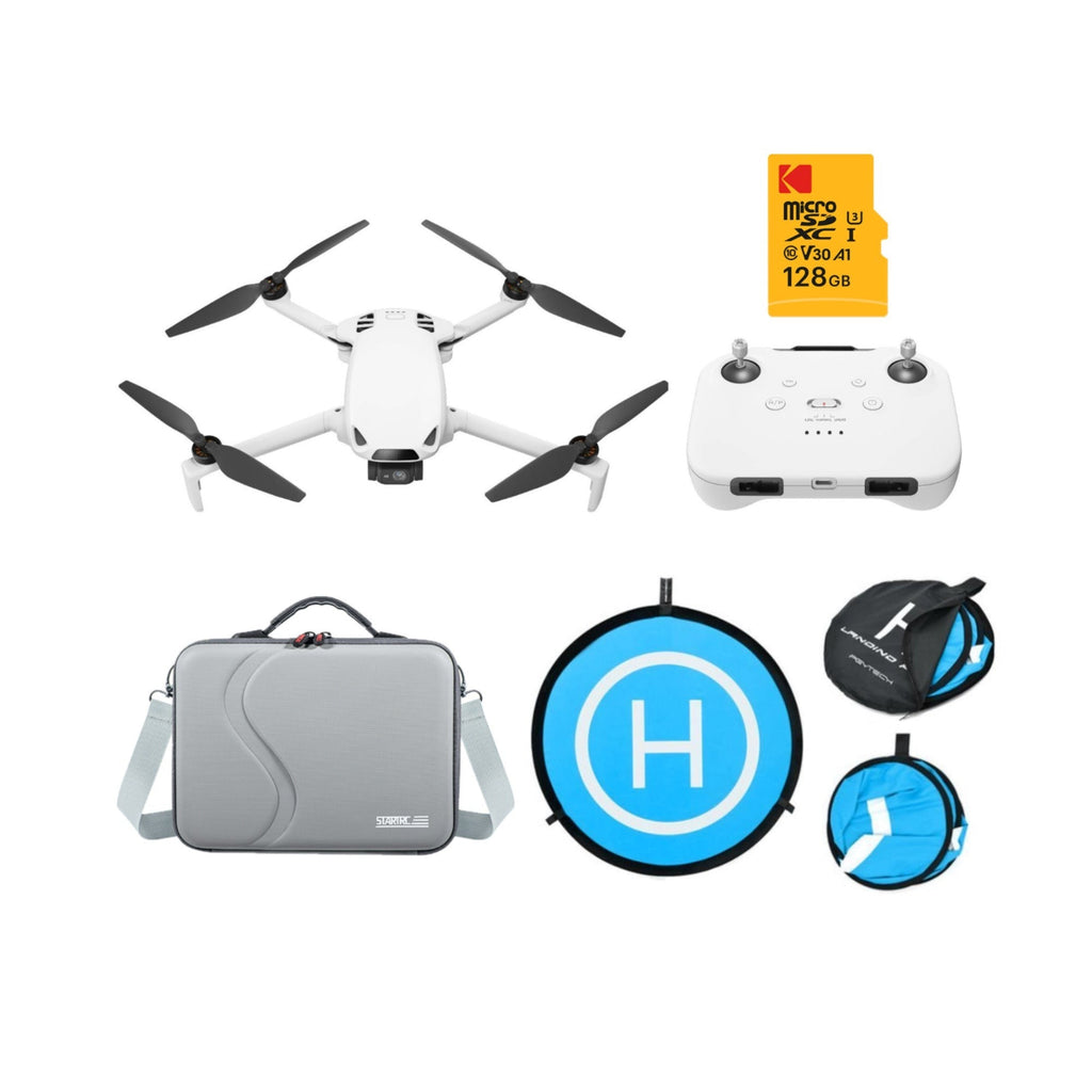SKYROVER S1 Mini Camera Drone (White) Bundle with Carrying Case and Accessories