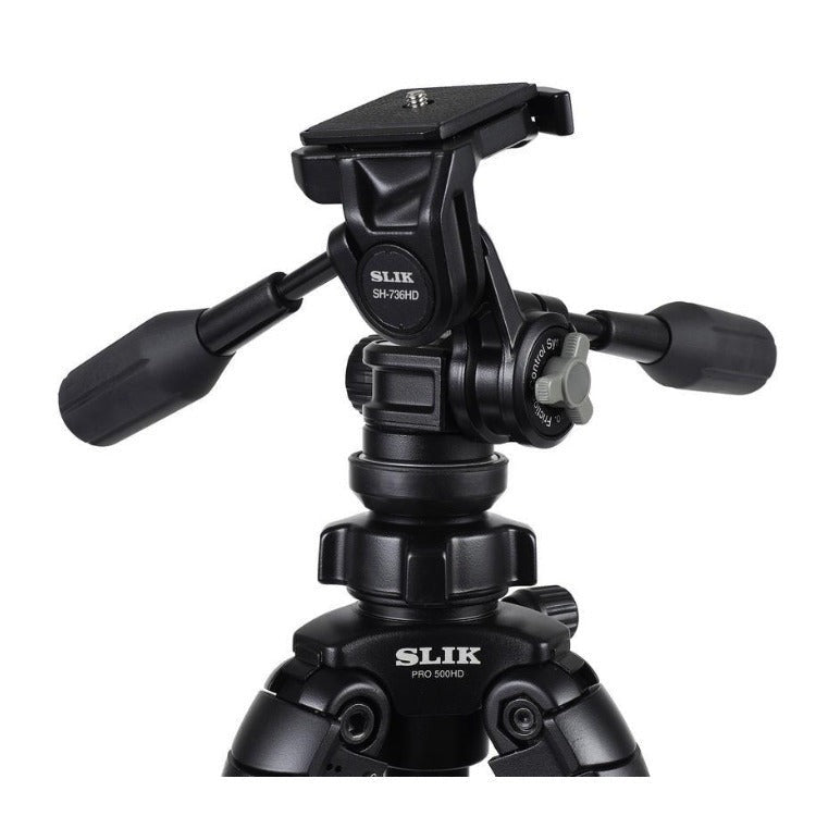 SLIK PRO 340HD Aluminum Magnesium Titanium Alloy Tripod with Photo Video Head