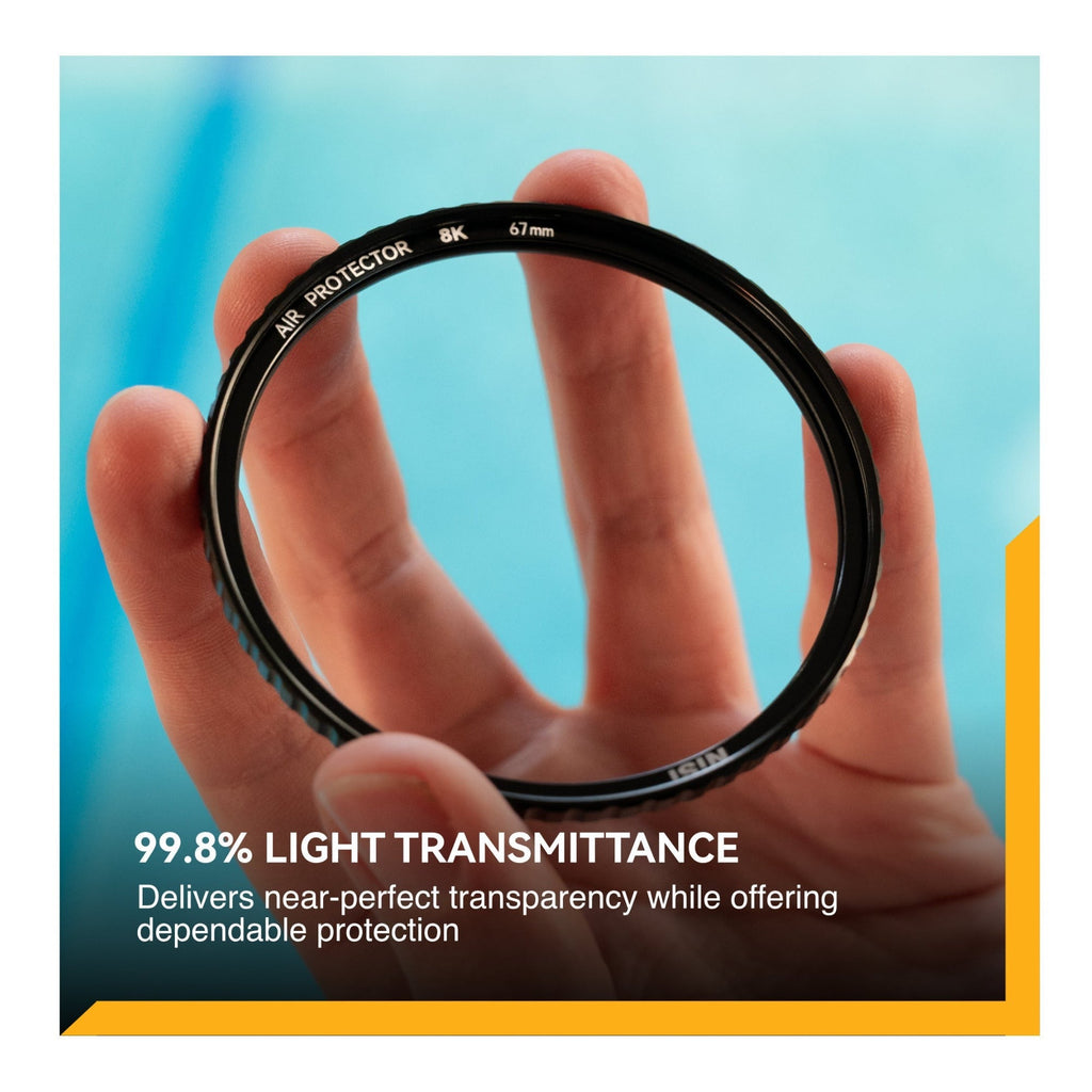 NiSi 105mm Pro Nano Air Protection Filter with 99.8 Peak Transmission & Supports