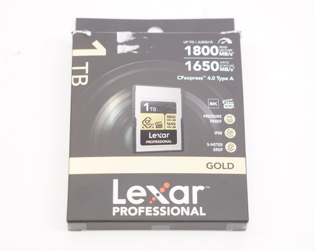 Lexar 1TB Professional GOLD CFexpress 4.0 Type A Memory Card (Used)