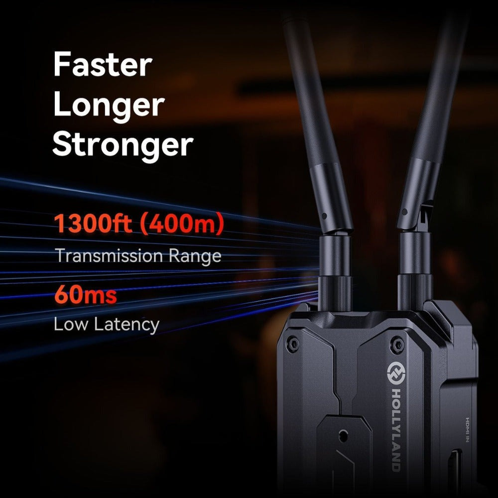 Hollyland Pyro H Wireless HDMI Bundle with Wasabi Power Battery and Charger Kit