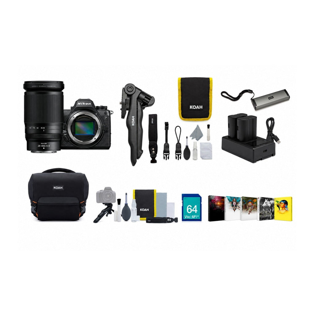 Nikon Z6 III Mirrorless Camera with 28-400mm f/4-8 Lens Bundle with Accessories