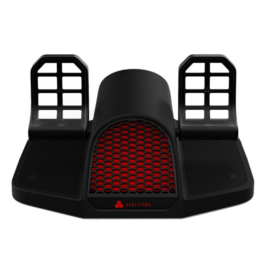 Honeycomb Aeronautical Charlie Rudder Pedals with Bravo Throttle Quadrant Bundle