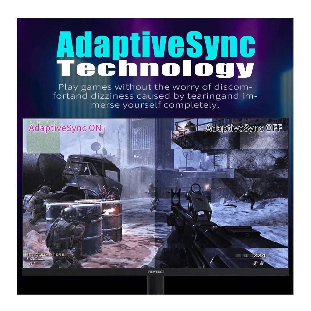 Viewedge 27 Inch Gaming Monitor Full HD 1080p,180Hz Refresh Rate with Built-In Speakers