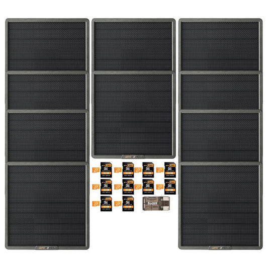 Spypoint 10-Watt Solar Panel for Trail Camera (10-Pack) Bundle with 32GB Memory Card and Reader