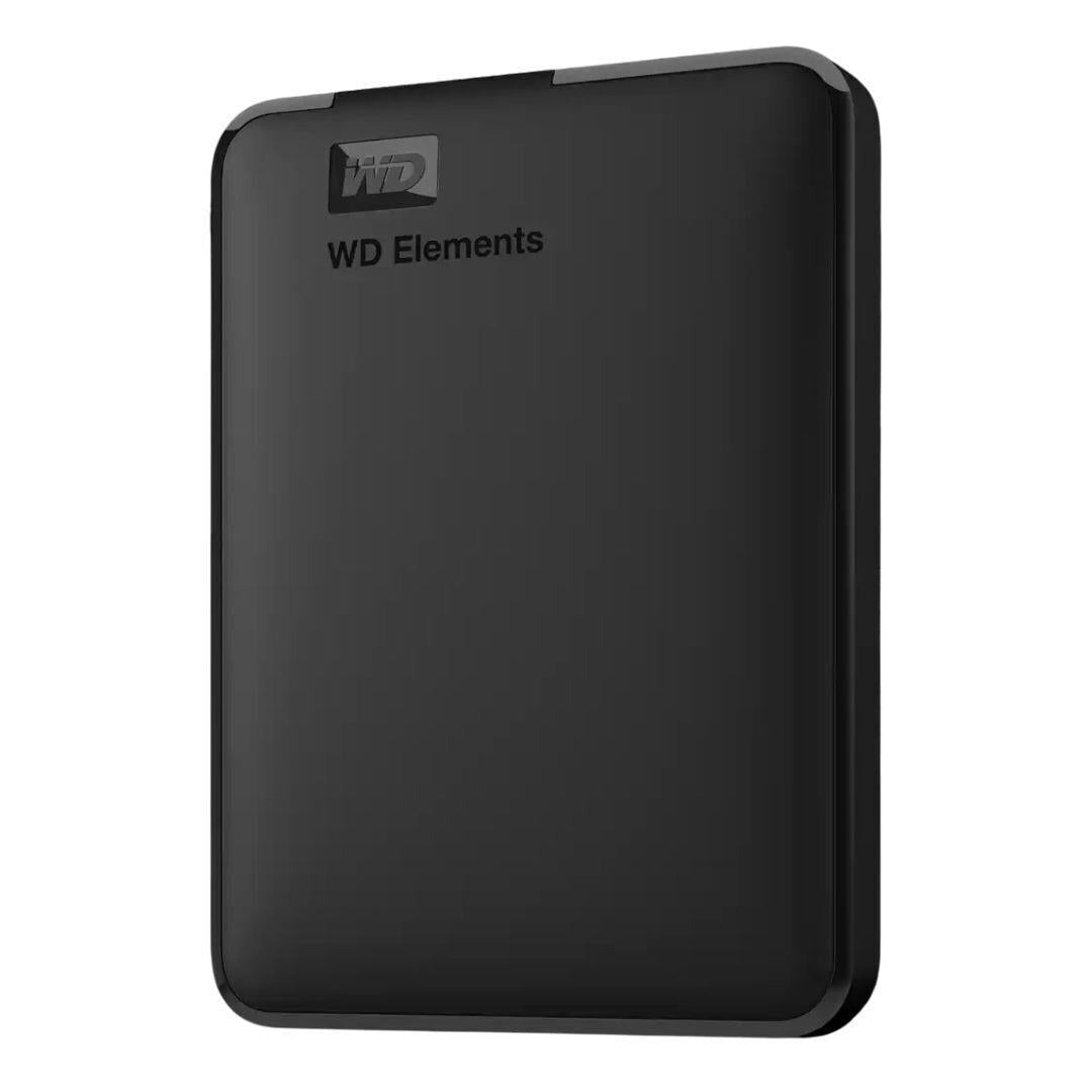 Western Digital Elements Portable External Hard Drive for Fast Data Transfer (1TB, Black)