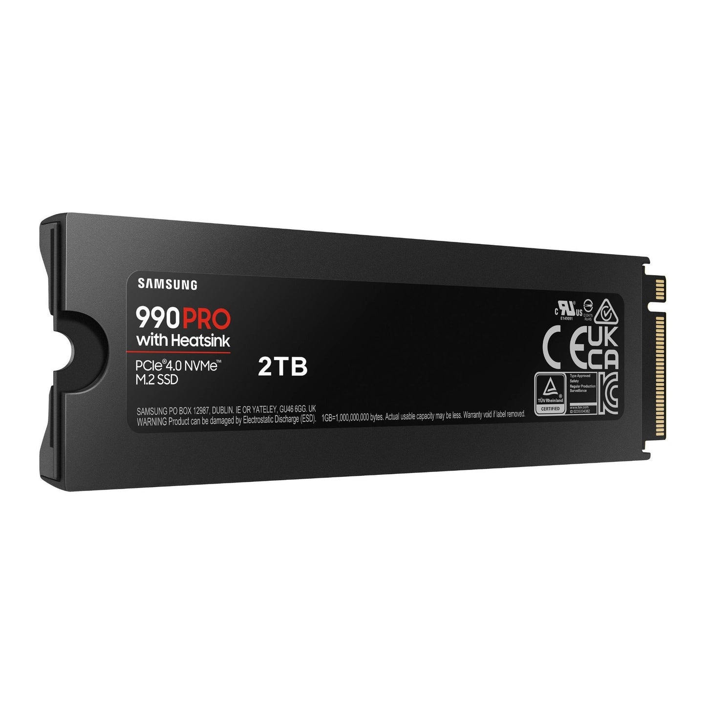 Samsung 2TB 990 PRO PCIe 4.0 x4 M.2 Internal SSD with Heatsink