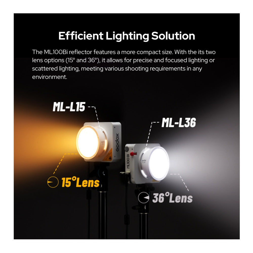 Godox ML100Bi Bi-Color LED Video Light Kit 2 Bundle
