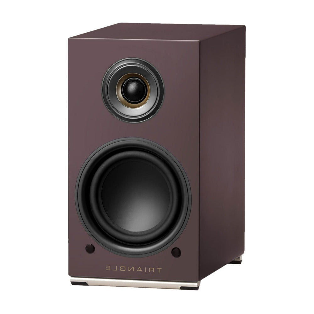 Triangle AIO TWIN Wireless Bluetooth Wi-Fi Speakers (Eggplant, Pair)