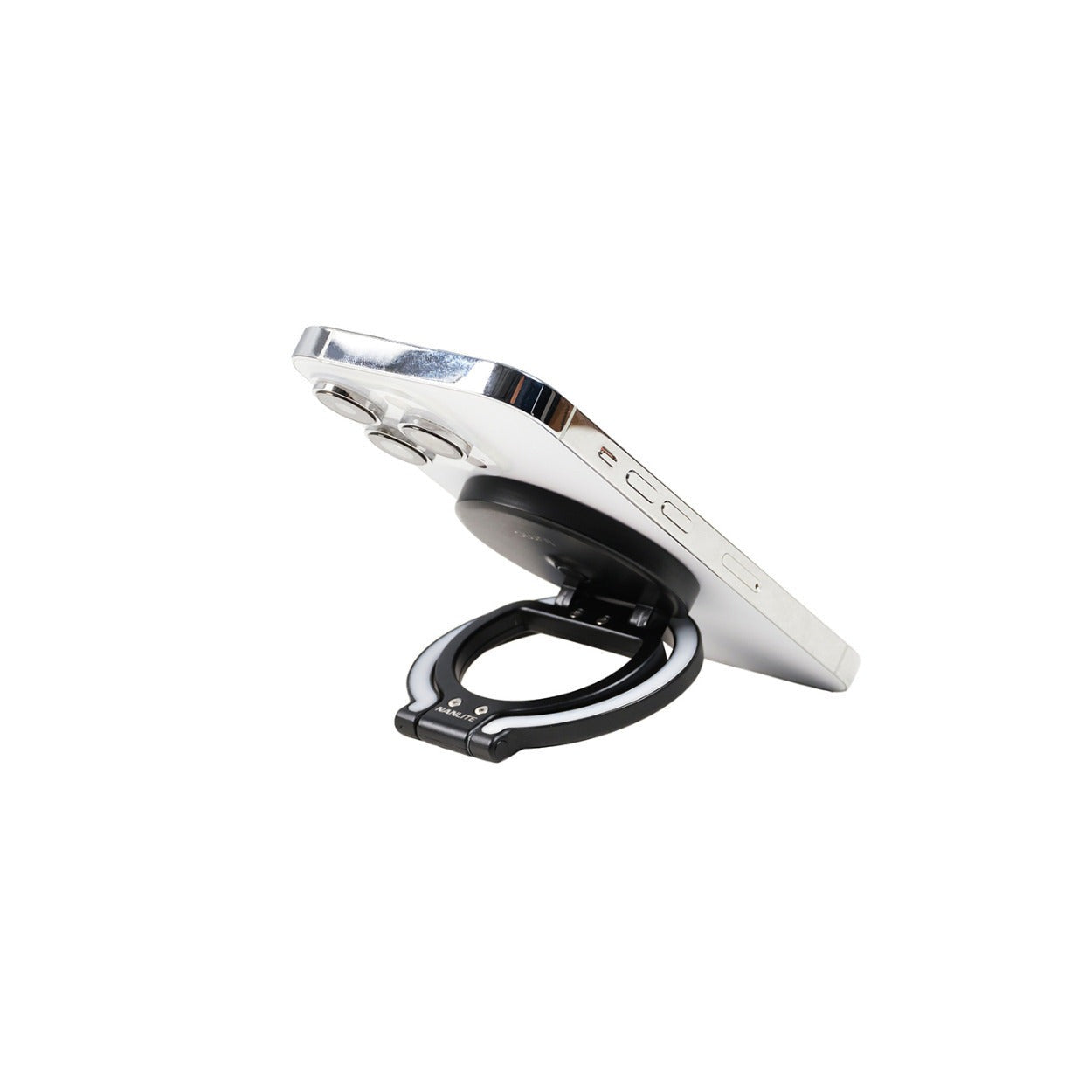 Nanlite Lumo LED Phone Ring Light (MagSafe Compatible) (Polar Black)
