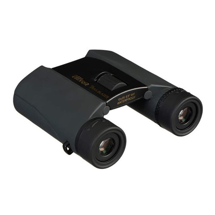Nikon Trailblazer 10x25 ATB Binoculars with Binocular Harness Bundle