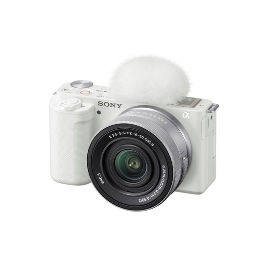 Sony ZV-E10 Mirrorless Camera with E PZ 16-50mm F3.5-5.6 OSS II Lens (White) (Used)