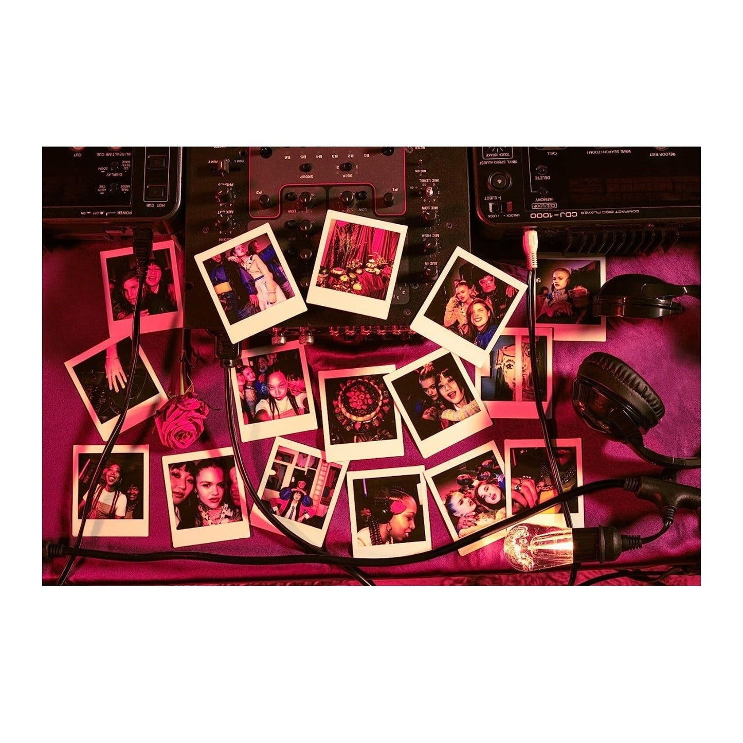 Fujifilm Instax Square Sunset 800 ISO Color Film 10 Exposures with Warm-Toned Gradient Frame Design