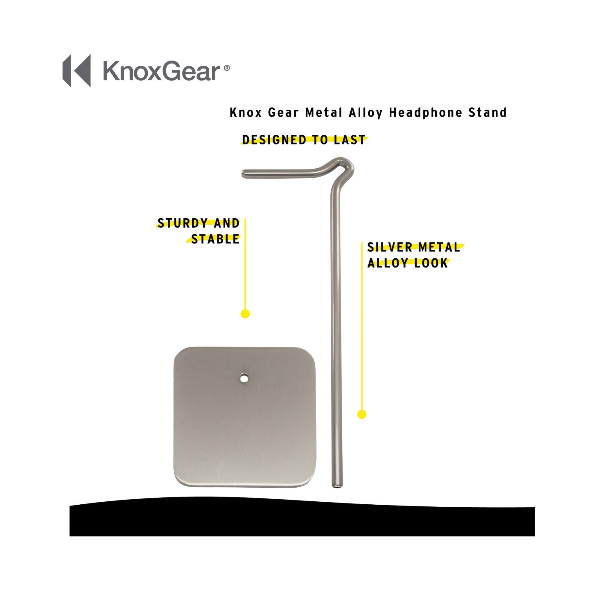 Knox Gear Metal Alloy Headphone Stand