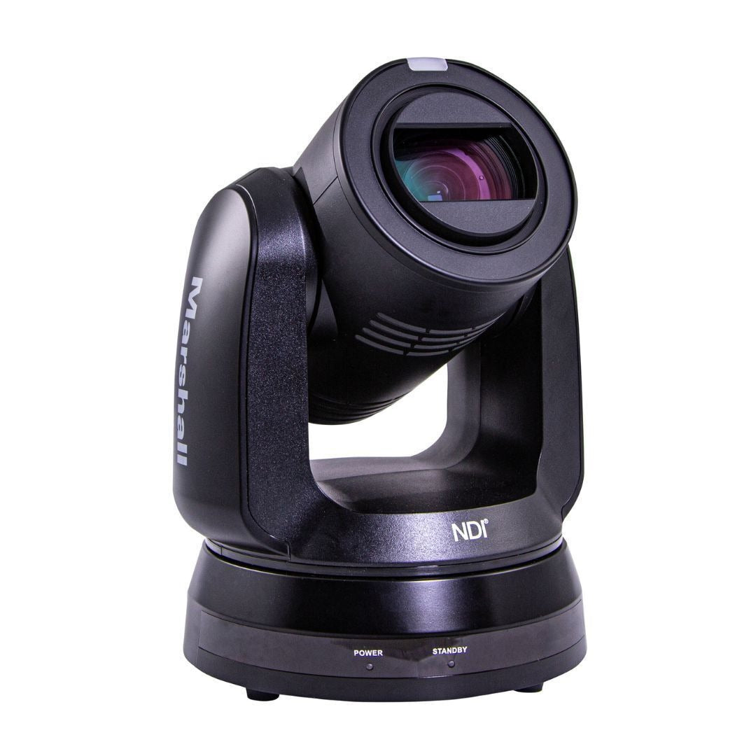 Marshall CV730-BHN UHD60 NDI PTZ Camera with 30x Optical Zoom and Smart Auto-Focus AI System (Black)