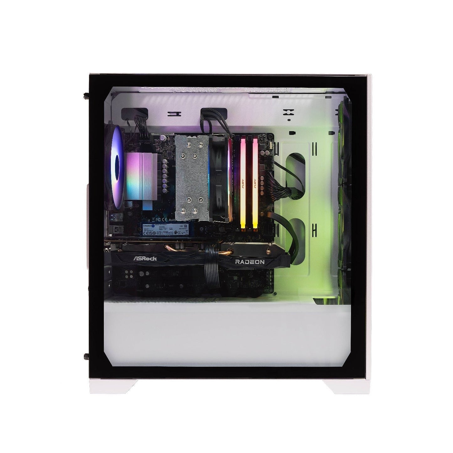 Cooler Master WHITE R5 5600GT/32GB/1TB/ RX6600 8GB Card Gaming Desktop