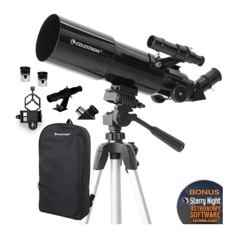 Celestron Travel Scope 80 with Backpack and Smartphone Adapter