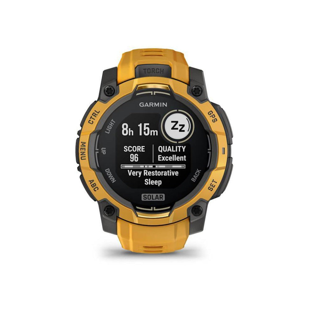 Garmin Instinct 3-45mm Solar GPS Smartwatch (Sunburst, Limited Edition)