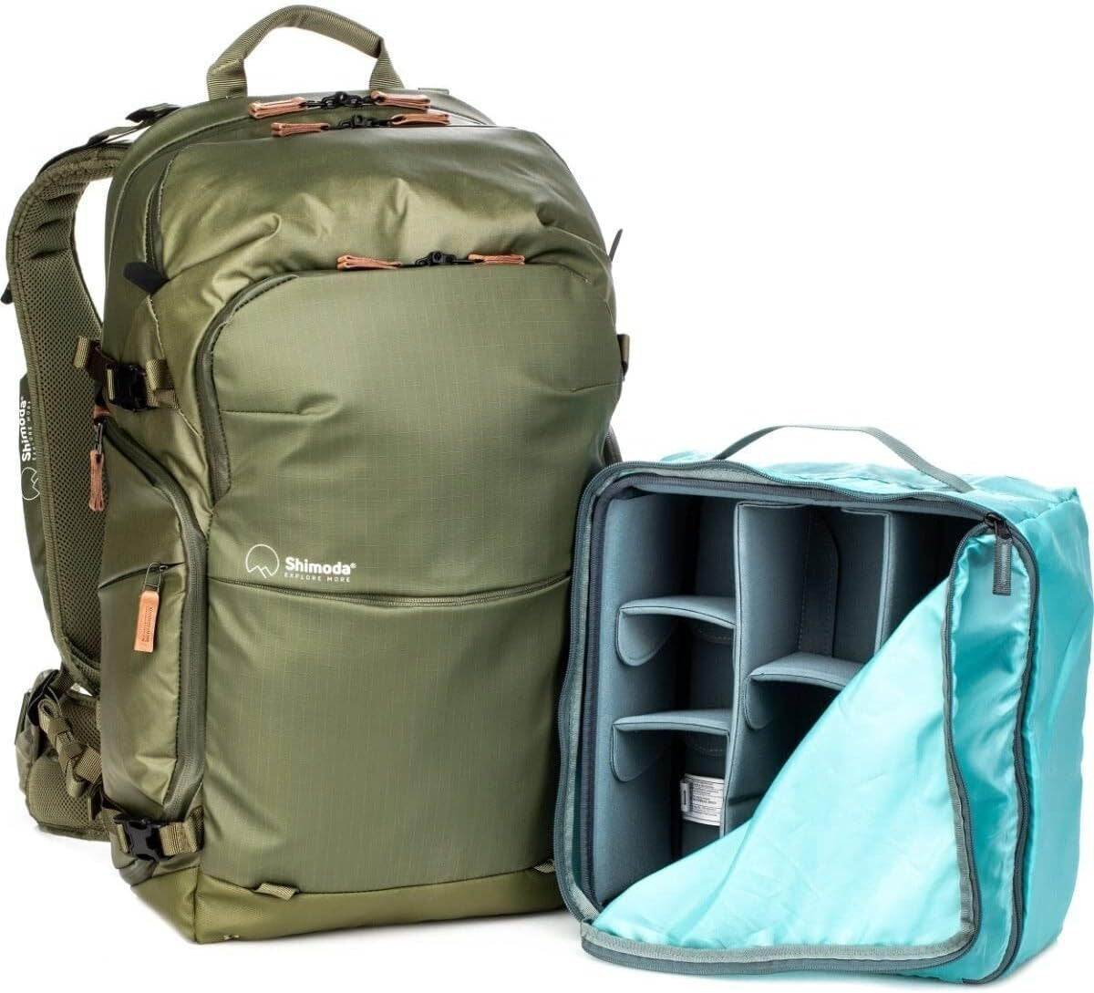Shimoda Explore V2 35 Travel-Friendly Starter Kit with Medium DSLR Core Unit (Army Green)