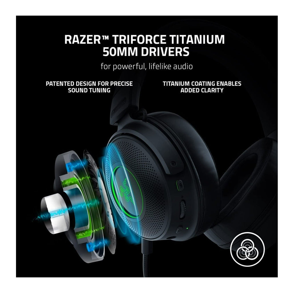 Razer Kraken V3 Pro HyperSense Wireless Steel Reinforced Headband Gaming Headset
