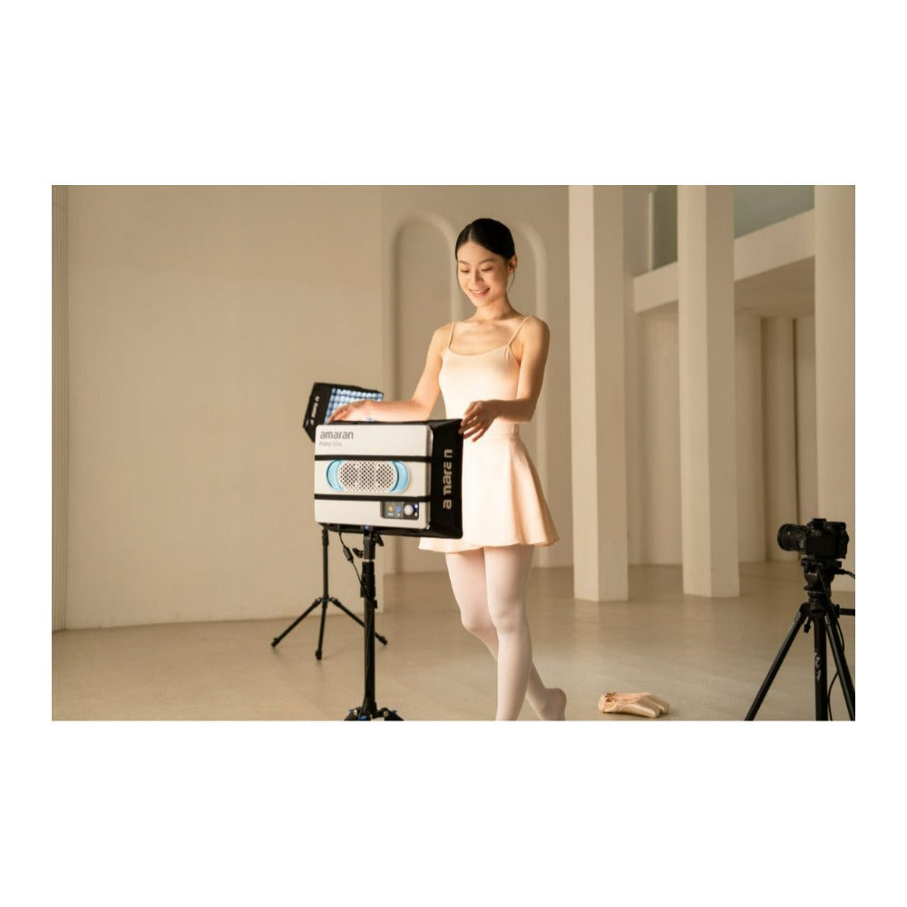 amaran Pano 120c 120W RGBWW Full Color Panel White Light Creator Kit Bundle