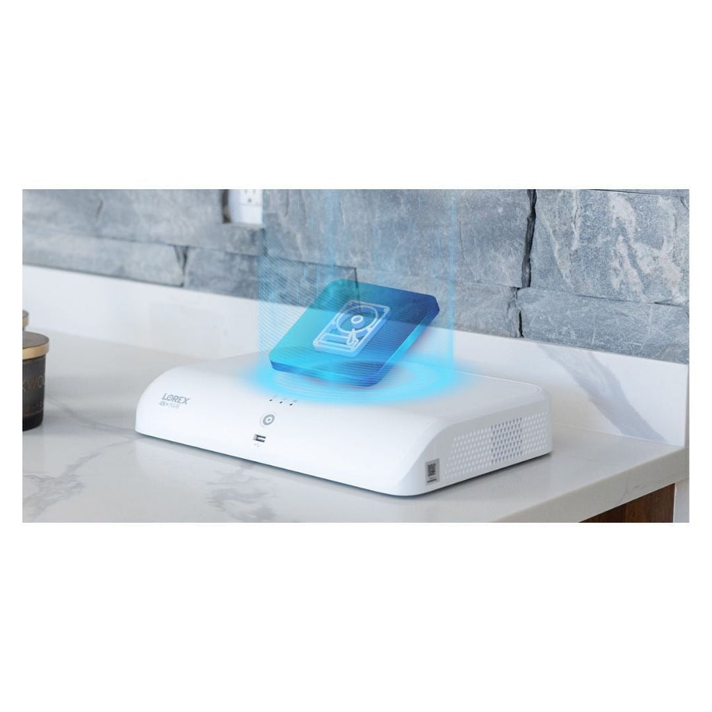 Lorex 4K 16 Camera Capable (8 Wired + 8 Fusion Wi-Fi ) NVR