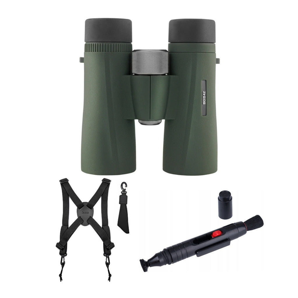 Kowa 8x42 BDII-XD Prominar Roof Prism Binoculars w/ Harness & Lens Cleaning Pen