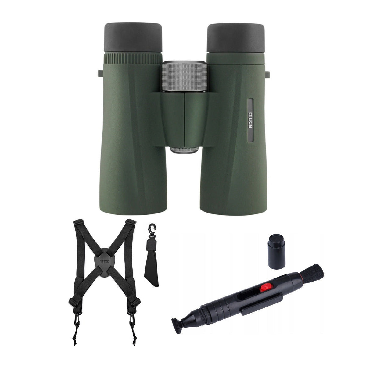 Kowa 8x42 BDII-XD Prominar Roof Prism Binoculars w/ Harness & Lens Cleaning Pen