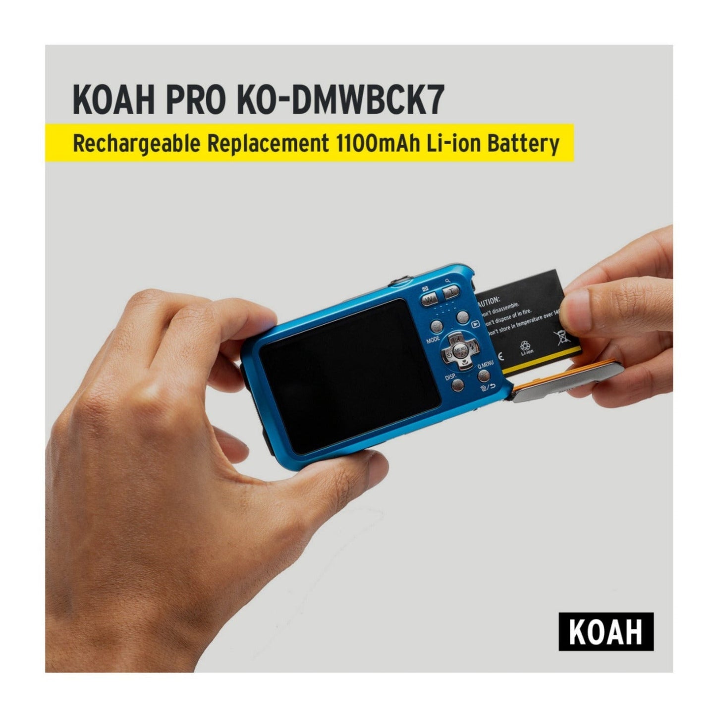 Koah PRO Panasonic DMW-BCK7 Rechargeable Replacement 1100mAh Li-ion Battery