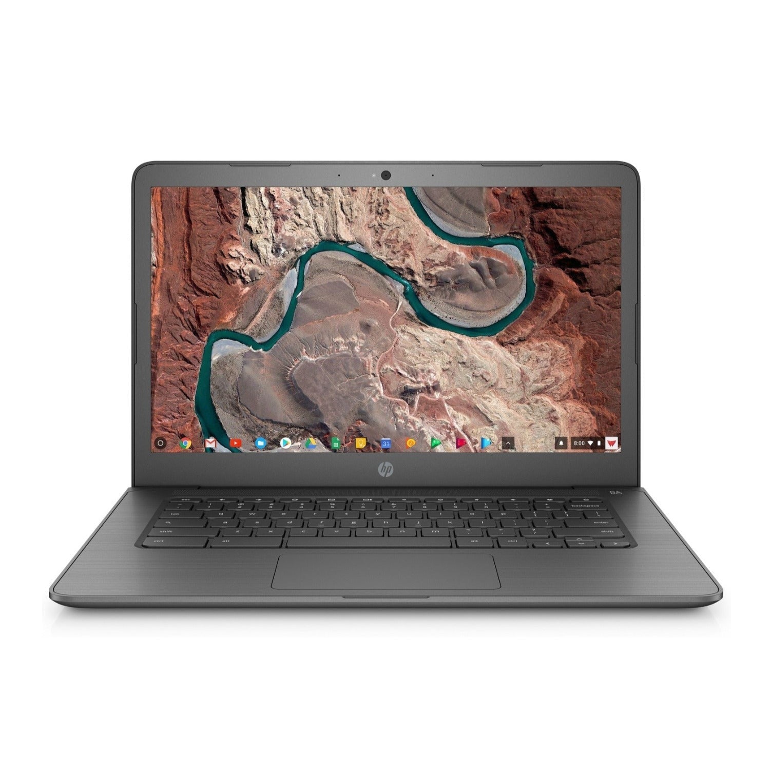HP Chromebook 14-ca Laptop, 14" FHD, Intel N3350, 4GB RAM, 64GB eMMC (Certified Refurbished)