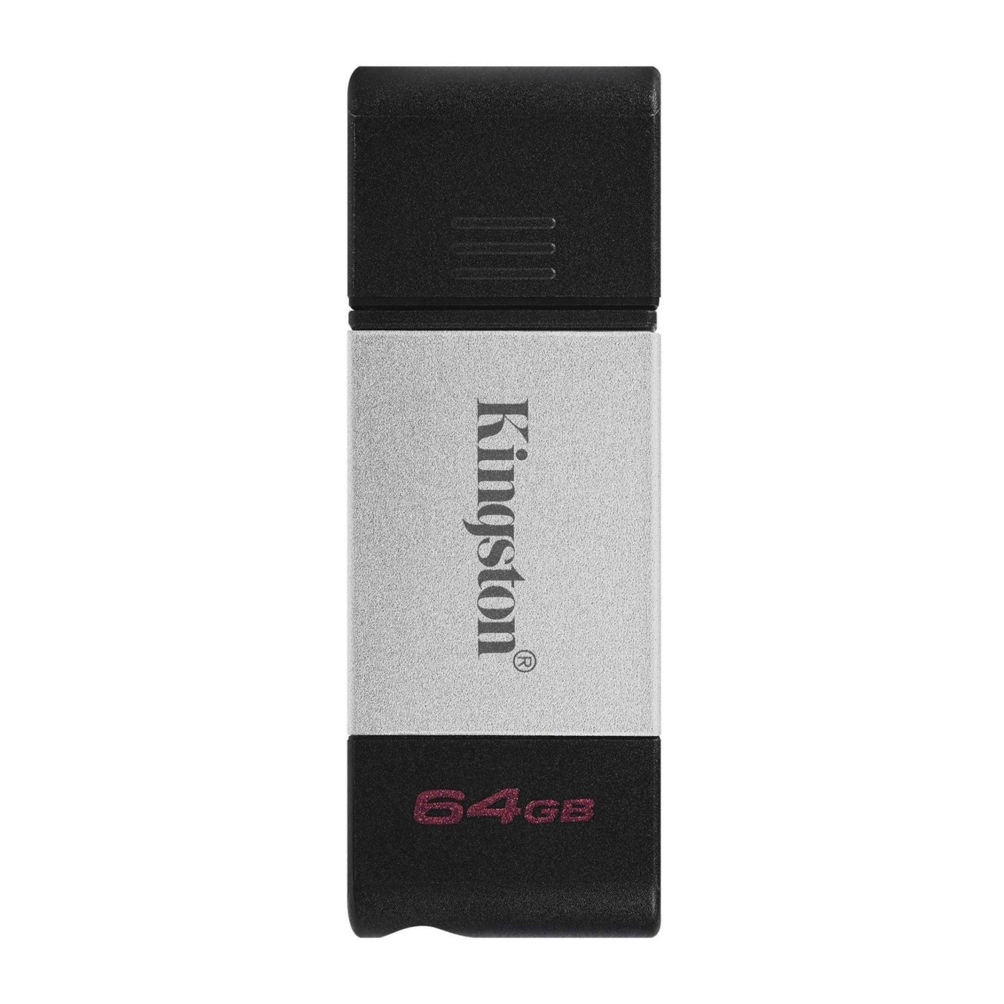 Kingston DataTraveler80 USB 3.2 Gen 1 Type-C Flash Drive, Up to 200MB/s Read (64GB, Metal)