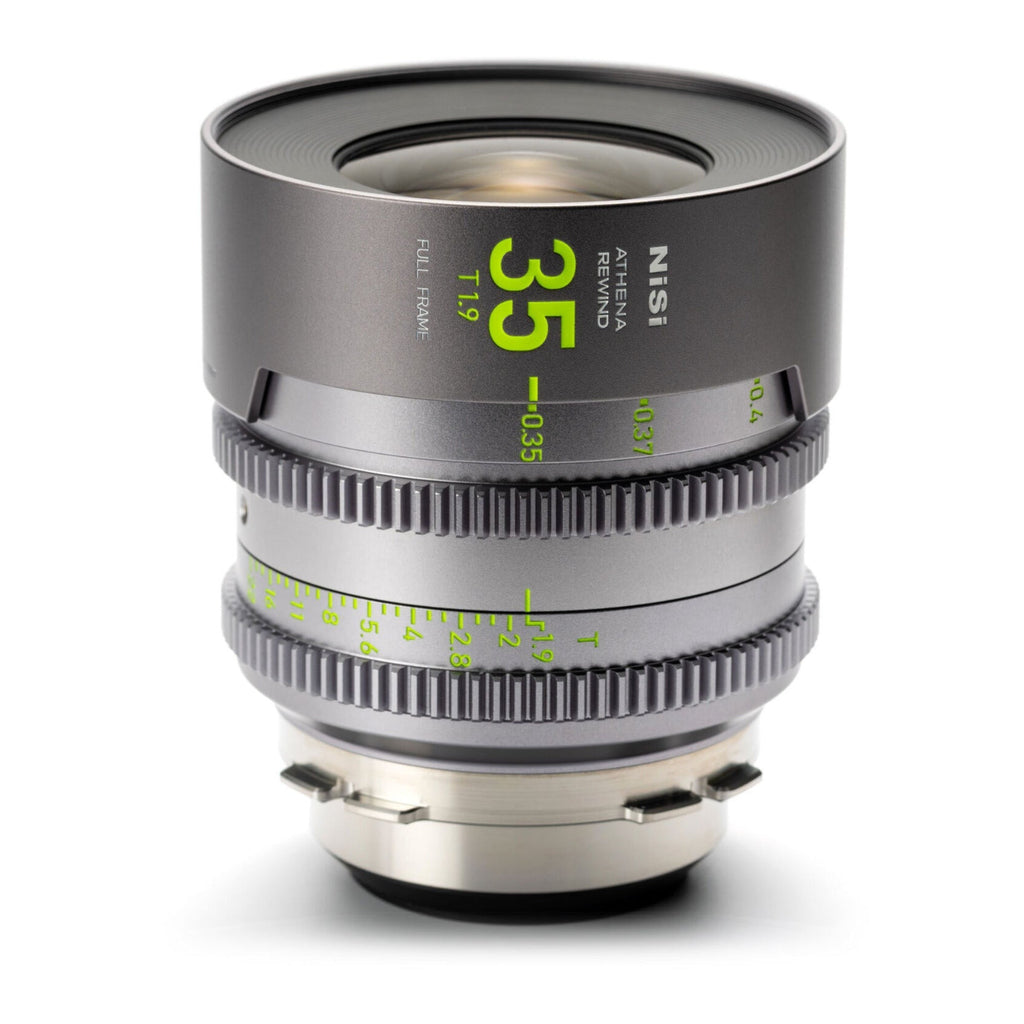 NiSi ATHENA PRIME Rewind Full Frame Cinema Lens Kit with 5 Lenses (14mm, 25mm, 35mm, 50mm, 85mm) and Hard Case (PL Mount)