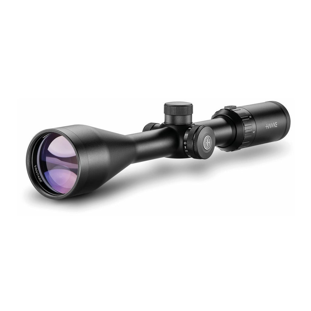 Hawke Sport Optics Vantage IR 4-12x50 Riflescope (L4A Dot Reticle) with Rings Bundle