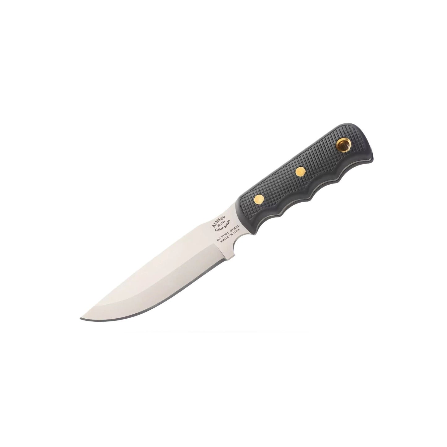 Knives of Alaska Suregrip 6-inch Bush Camp Knife - D2 Steel Drop-Point Blade