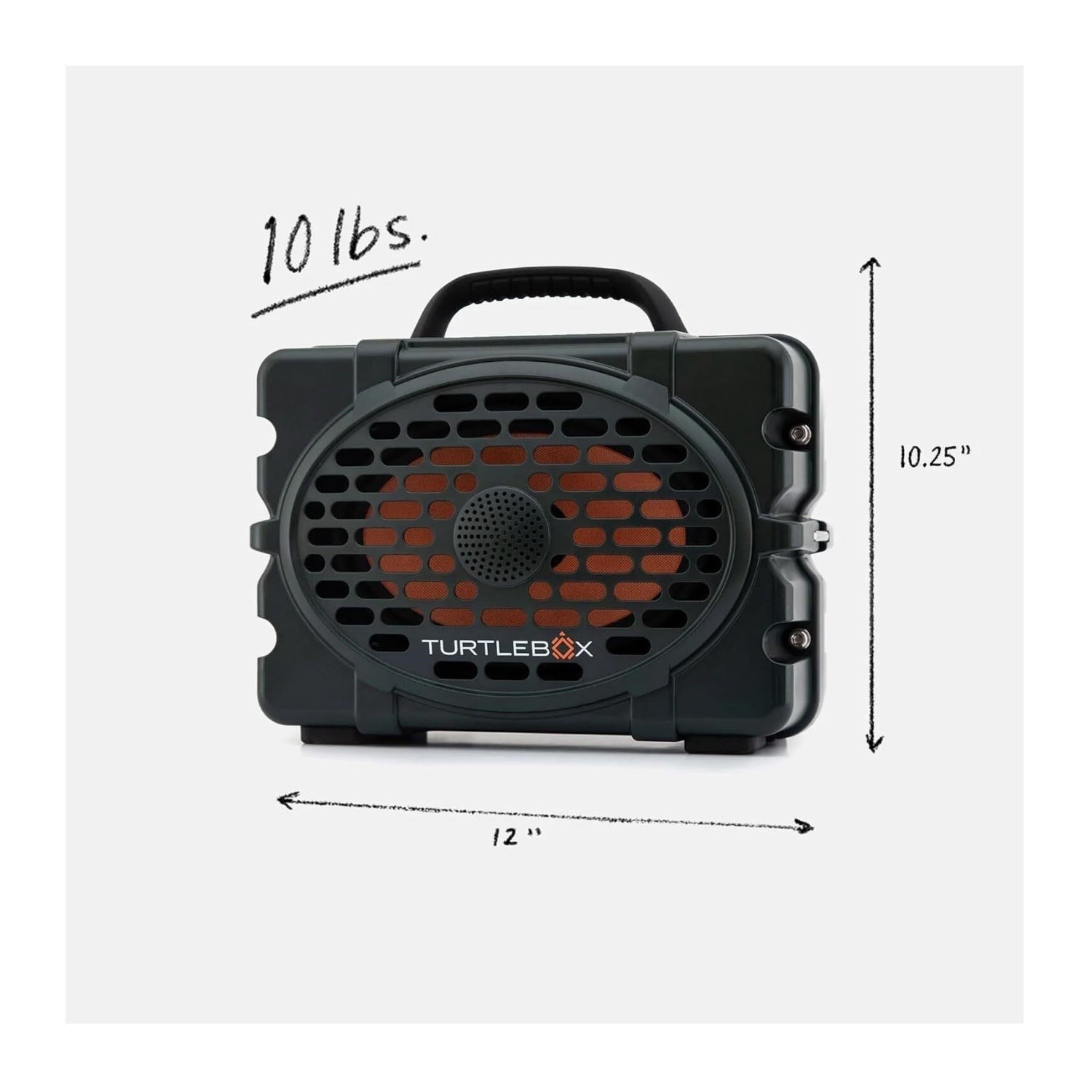 Turtlebox Original Gen 3 Portable Outdoor Bluetooth Speaker (Green)