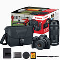 Canon EOS R100 Mirrorless Camera with 18-45mm and 75-300mm Lenses Bundle