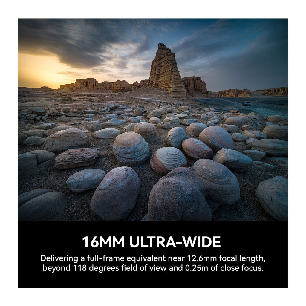 NiSi 16mm f/2.8 ASPH Ultra-Wide Medium Format Lens (Fujifilm G-Mount)