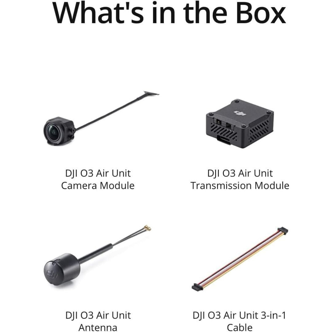 DJI O3 Air Unit for Drones with 30ms 10km Digital Video Transmission and Frequency Auto-Switching