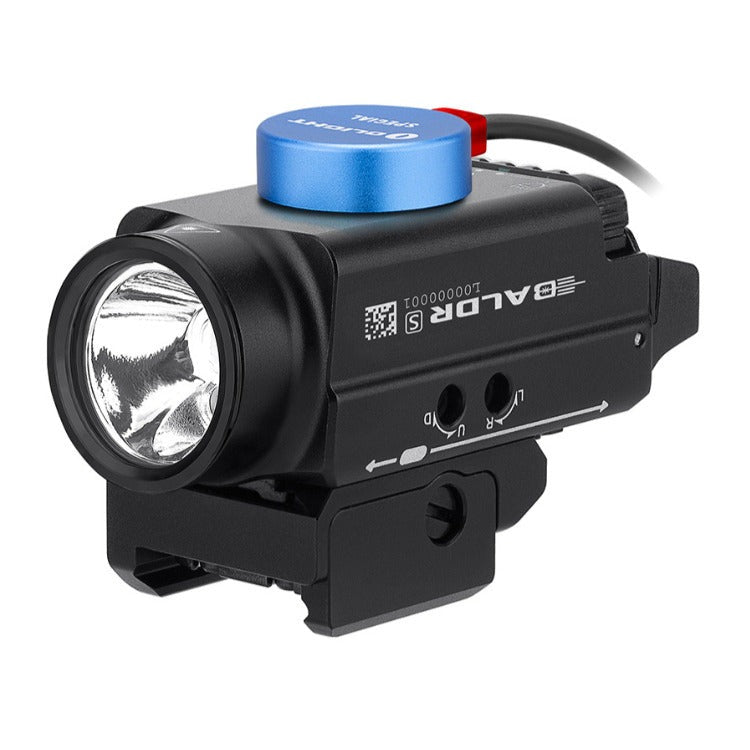 Olight Baldr S Pistol Flashlight 800 Lumens with Green Laser (Black)