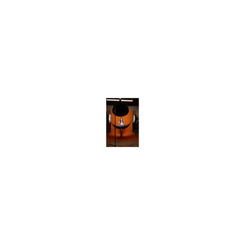Westcott X-Drop Wrinkle-Resistant Backdrop, Perfect for Studios (Orange, 5 x 12 Feet)