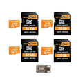 Spypoint MicroSD-32GB Memory Card (4-Pack) with Reader Bundle