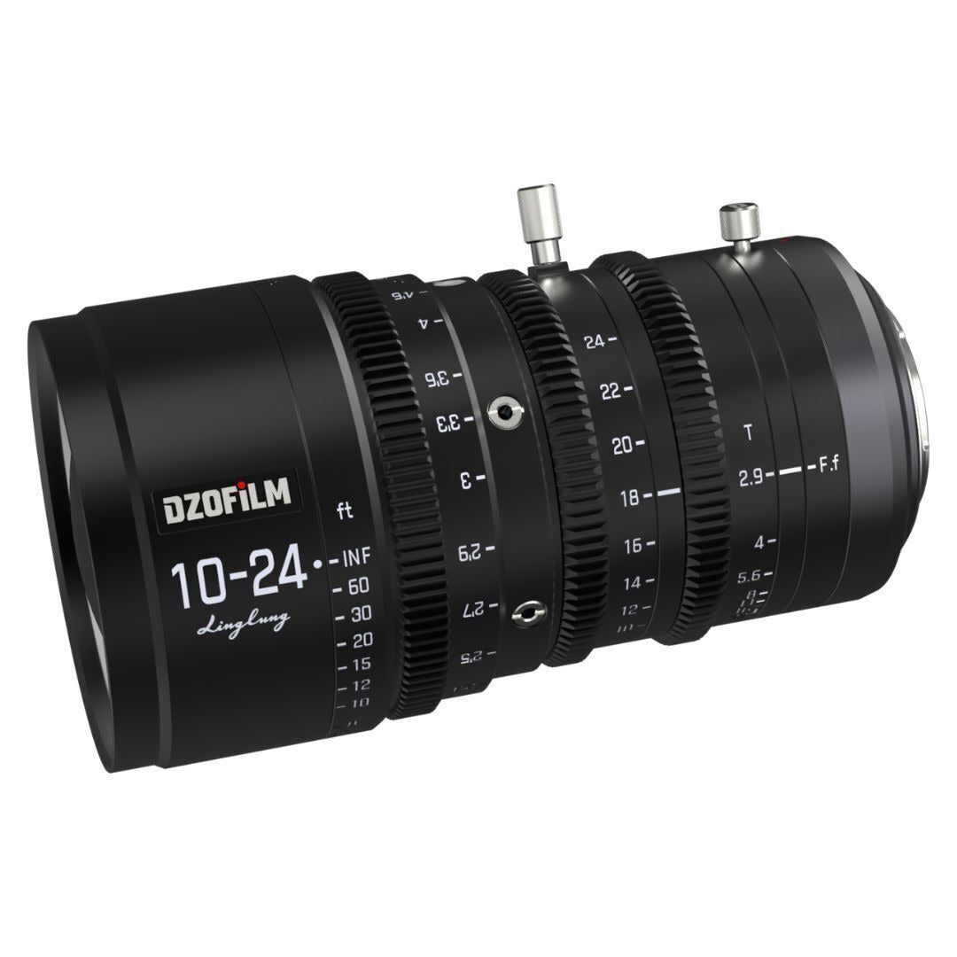 DZOFilm Linglung 10-24mm T2.9 MFT Parfocal M43 Mount Professional Zoom Cine Lens (Black)