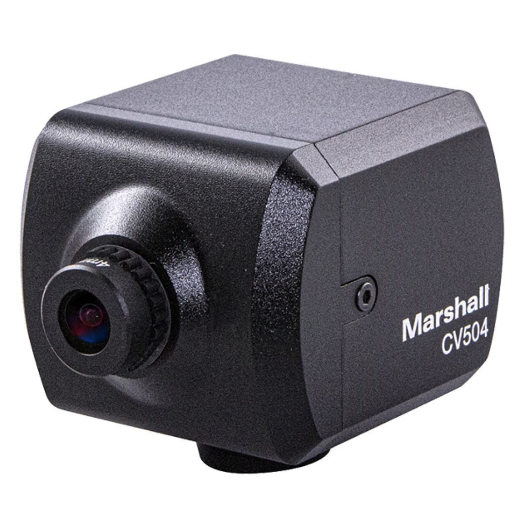 Marshall CV504 Micro POV Camera with Sony 6.46mm Solid-State Sensors and HD Display (3GSDI, Black)